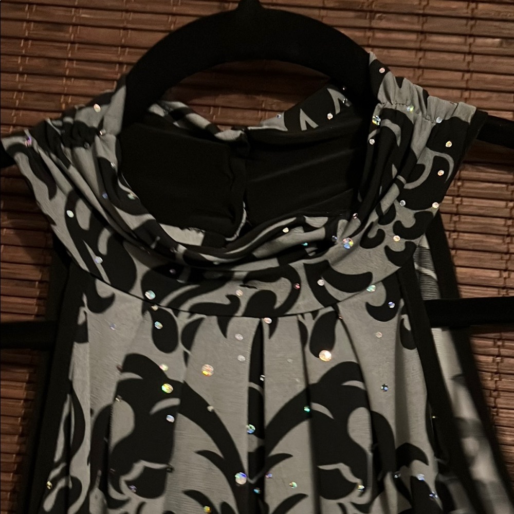 Mint Stylish Black And Gray Patterned Women's Dot… - image 3